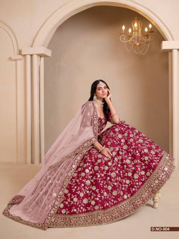 MEHVISH VOL 9 BY DANI CREATION DESIGNER SILK LEHENGA CHOLI WHOLESALER IN INDIA